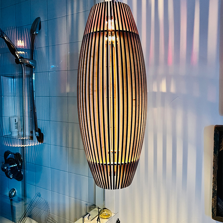 woody striated oval